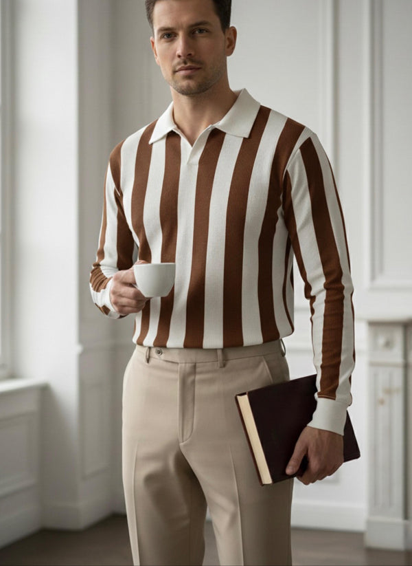 old money Lining Printed  Full sleeve Tshirt